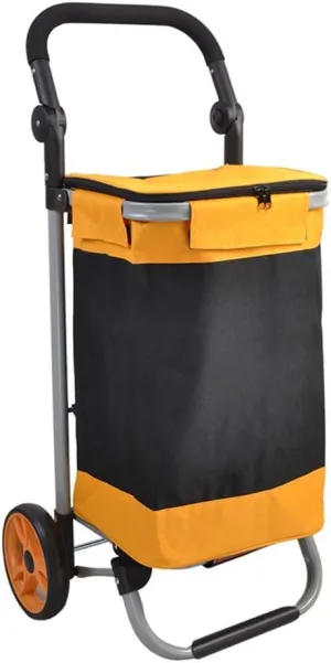 Shopping Trolley,Multi-Function Kitchen Storage Utility-Carts Shopping Grocery Go Out Small Cart/Portable Large Capacity Elderly Walking Assist