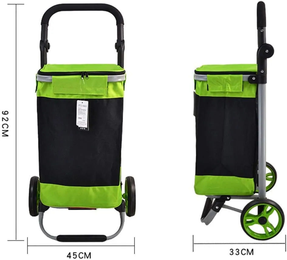 Shopping Trolley,Shopping Trolley Steel Tube 17Cm Beawheel Shopping Square Grocery Small Grocery Cart/Multicolor