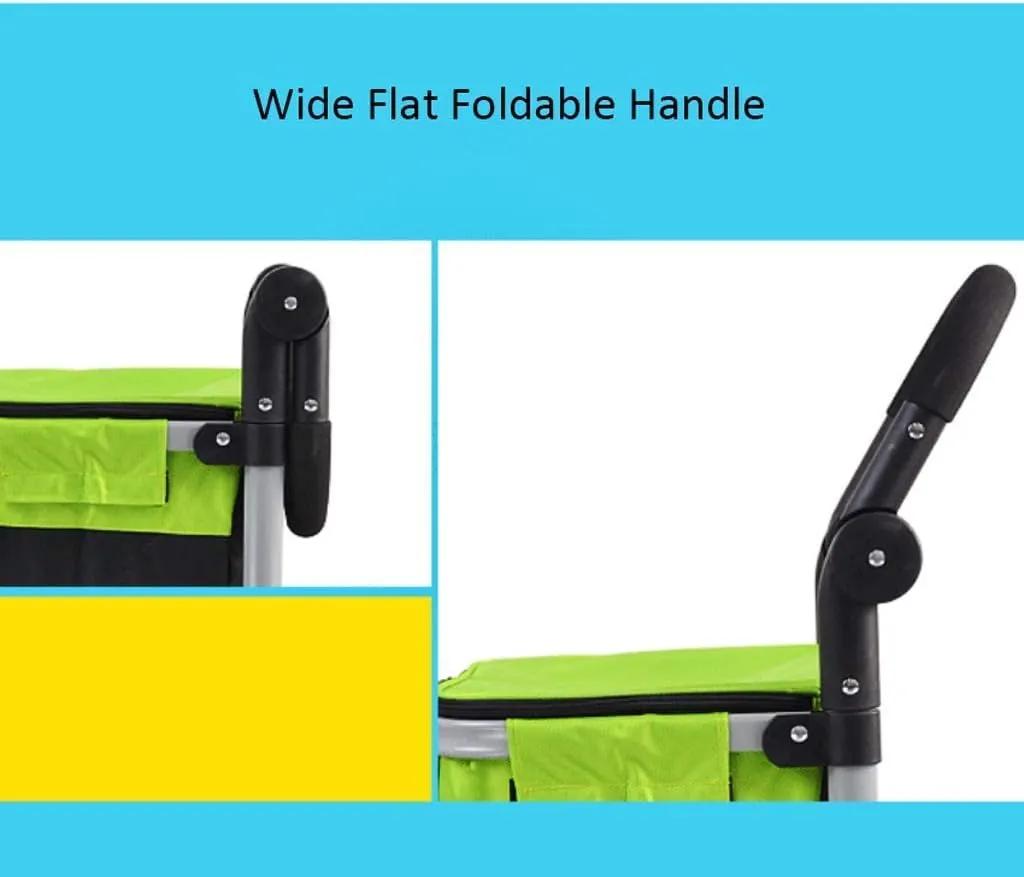 Shopping Trolley,Shopping Trolley Steel Tube 17Cm Beawheel Shopping Square Grocery Small Grocery Cart/Multicolor