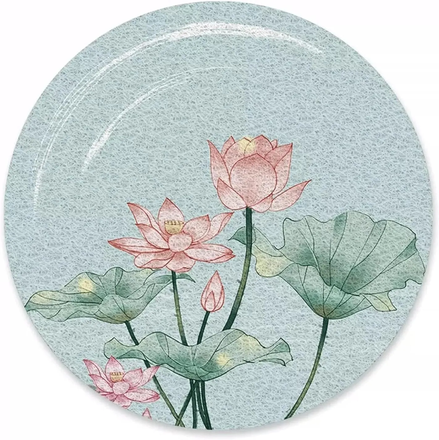Shower Mat Non-Slip Round Shower Mat Soft Comfortable Bath Mat PVC Loofah Age Bath Mat Floor Mat Carpet for Shower Bathtub Bathroom