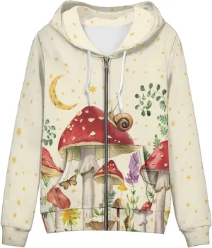 Showudesigns Zip Up Women's Hoodies & Sweatshirts XS-5XL