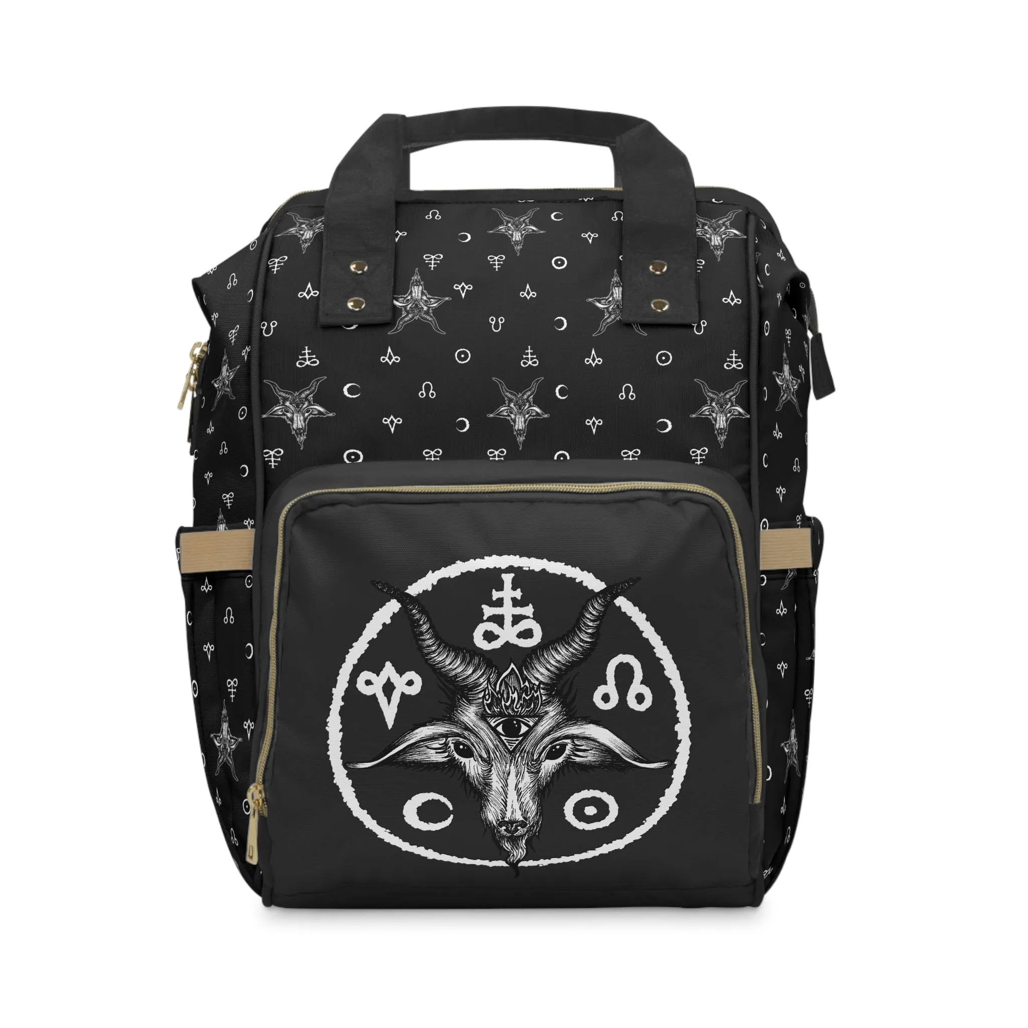 Sigil of Baphomet Multifunctional Diaper Backpack