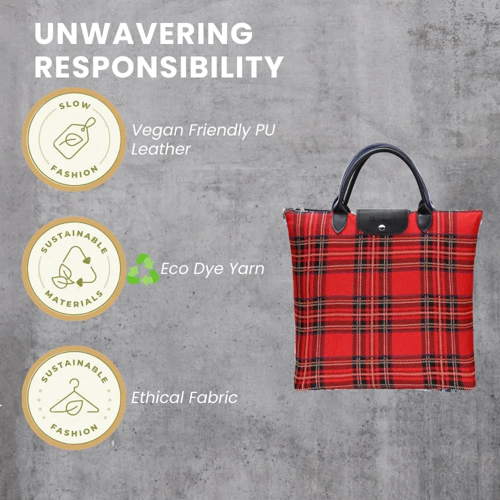 Signare Tapestry Foldable Tote Bag Reusable Shopping Bag Grocery Bag