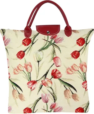 Signare Tapestry Foldable Tote Bag Reusable Shopping Bag Grocery Bag