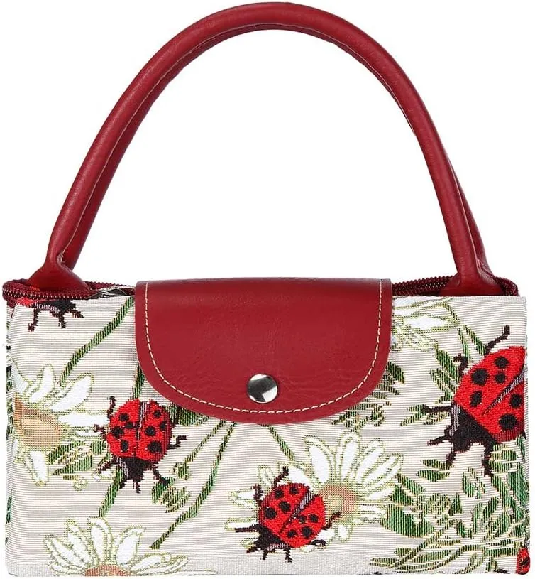 Signare Tapestry Foldable Tote Bag Reusable Shopping Bag Grocery Bag