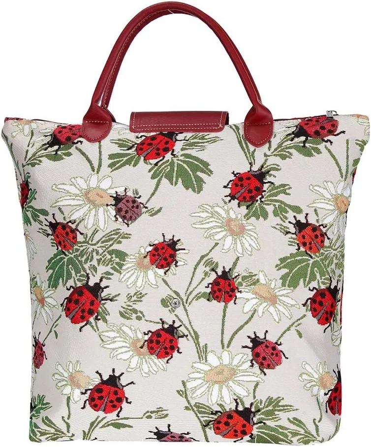 Signare Tapestry Foldable Tote Bag Reusable Shopping Bag Grocery Bag