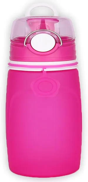Silicone Foldable Water Bottle Cup Portable Sport Water Bottle Leakproof BPA Free Travel Water Bottles Gym Travel Camping Hiking Sport Outdoor Indoor Sport Travel Telescopic Cup(Purple,Large)