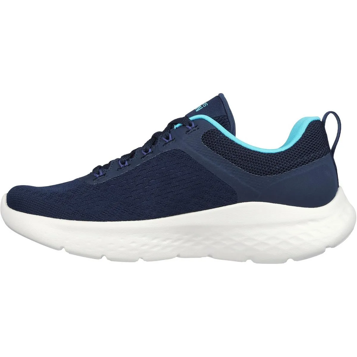 Skechers Performance GO RUN Lite Trainers Navy/Aqua