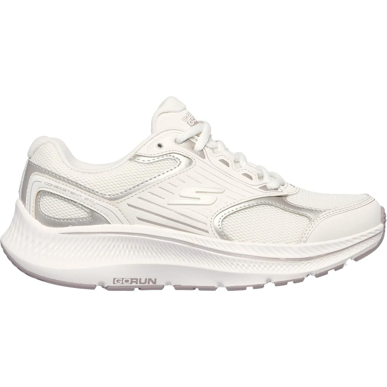 Skechers Performance Women's GO RUN Consistent 2.0 Advantage Shoe in Natural