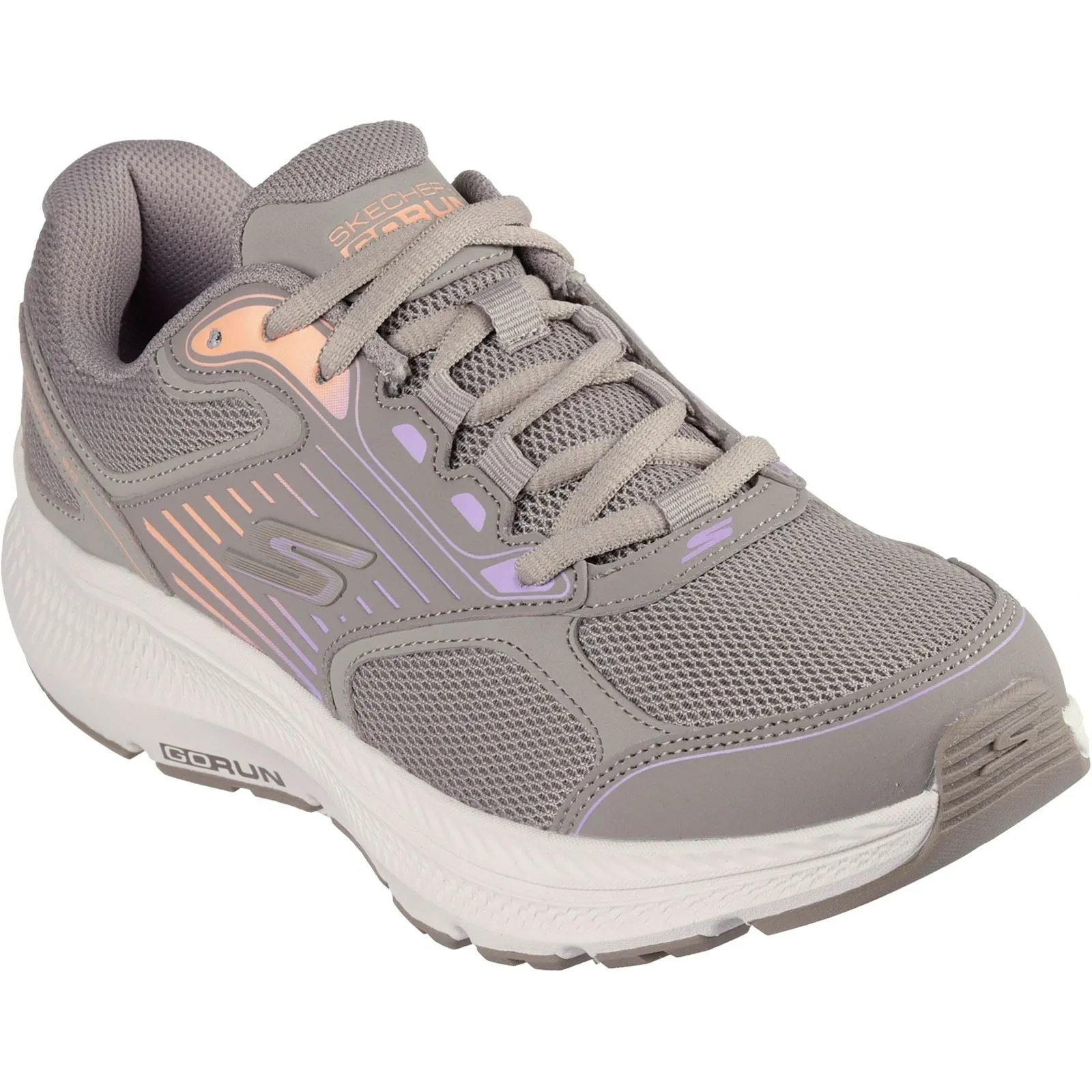 Skechers Performance Women's GO RUN Consistent 2.0 Advantage Shoe in Taupe/Multi