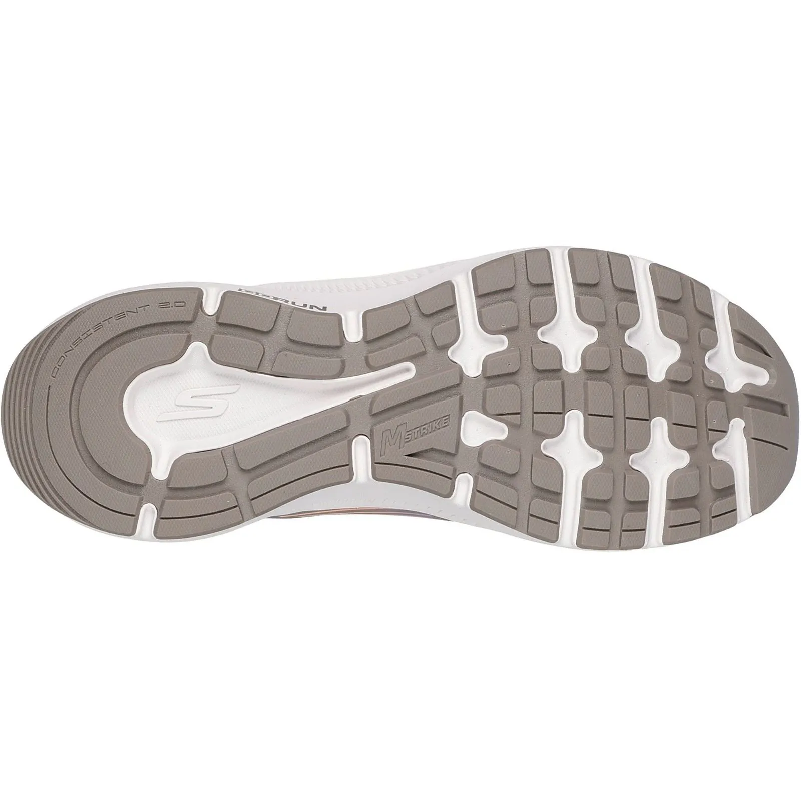 Skechers Performance Women's GO RUN Consistent 2.0 Advantage Shoe in Taupe/Multi