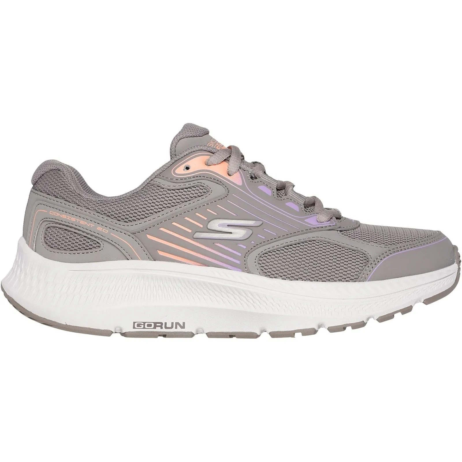 Skechers Performance Women's GO RUN Consistent 2.0 Advantage Shoe in Taupe/Multi