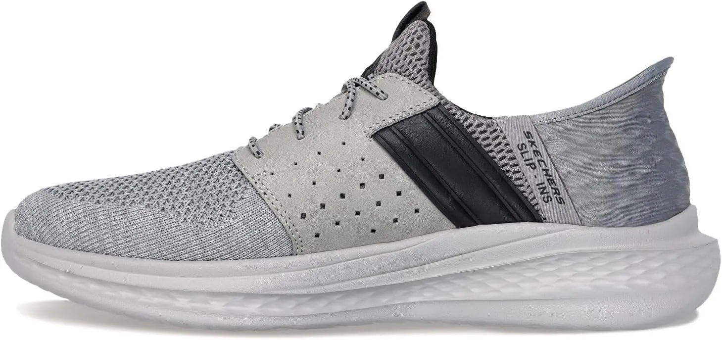 Skechers USA Men's Slade-Ocon 210811 Knitted Bungee Lace Slip-Ins