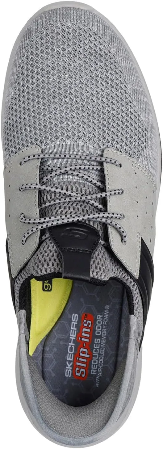 Skechers USA Men's Slade-Ocon 210811 Knitted Bungee Lace Slip-Ins