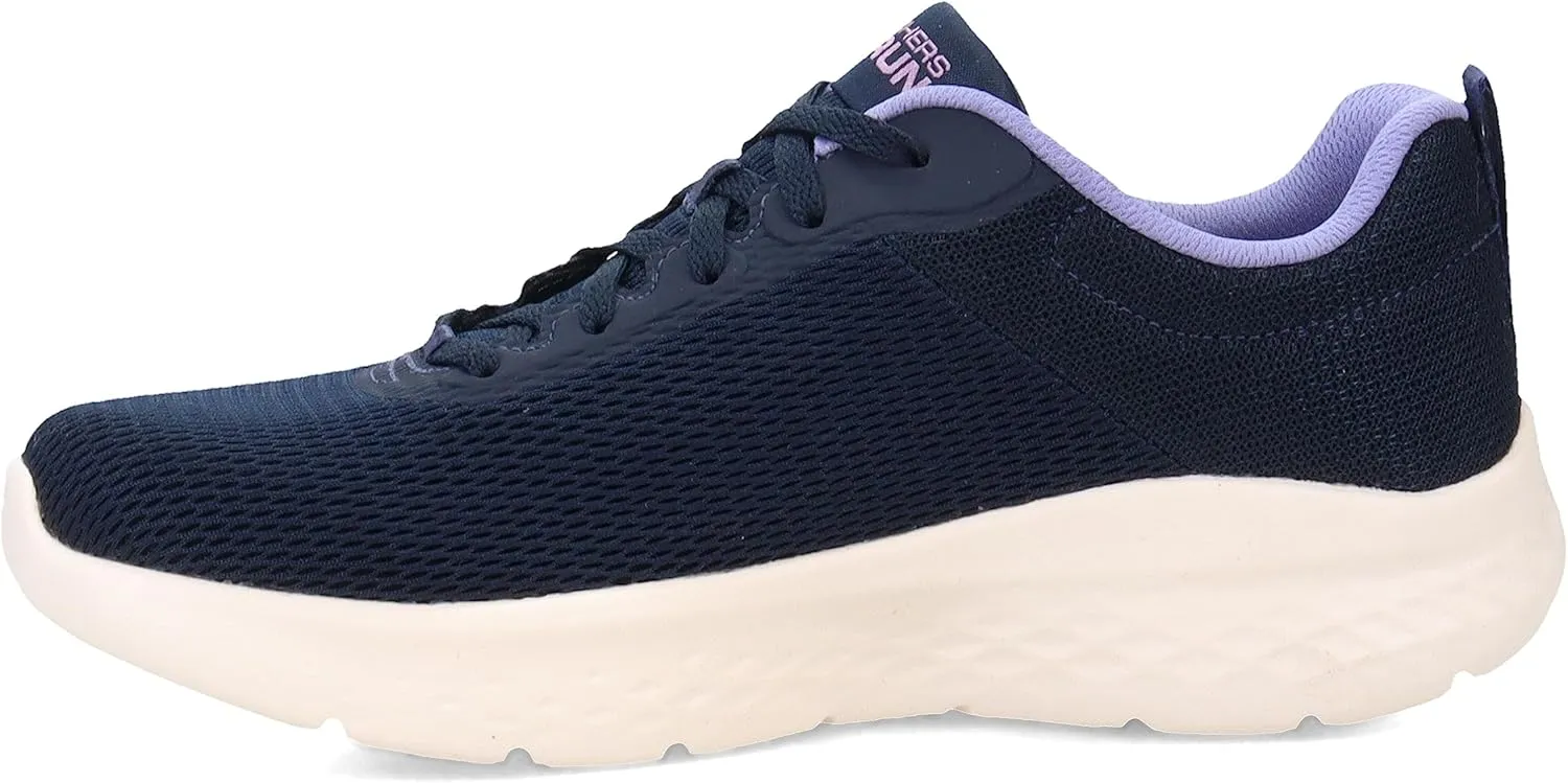 Skechers Women's GO Run LITE-Quick Stride Sneaker, Navy/Lavender, 9