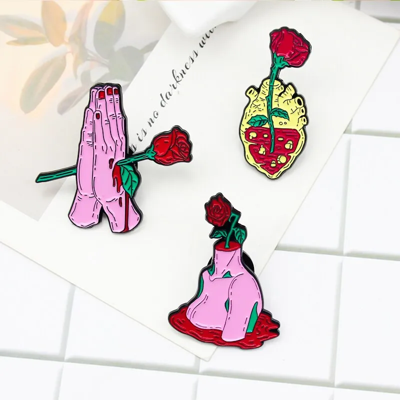 Skeleton Love Pins