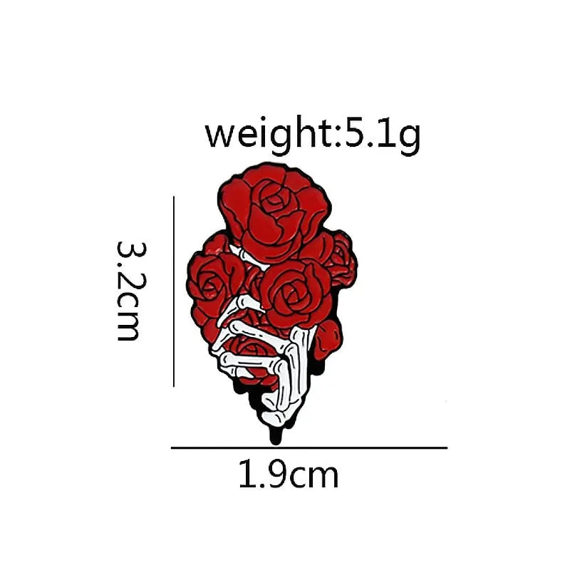 Skeleton Love Pins