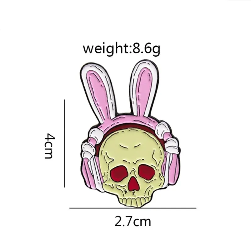 Skeleton Love Pins
