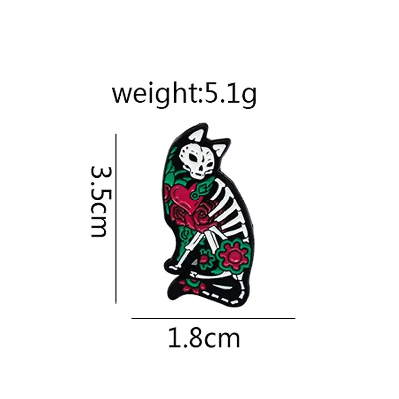 Skeleton Love Pins