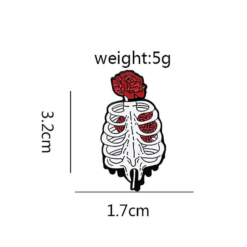 Skeleton Love Pins