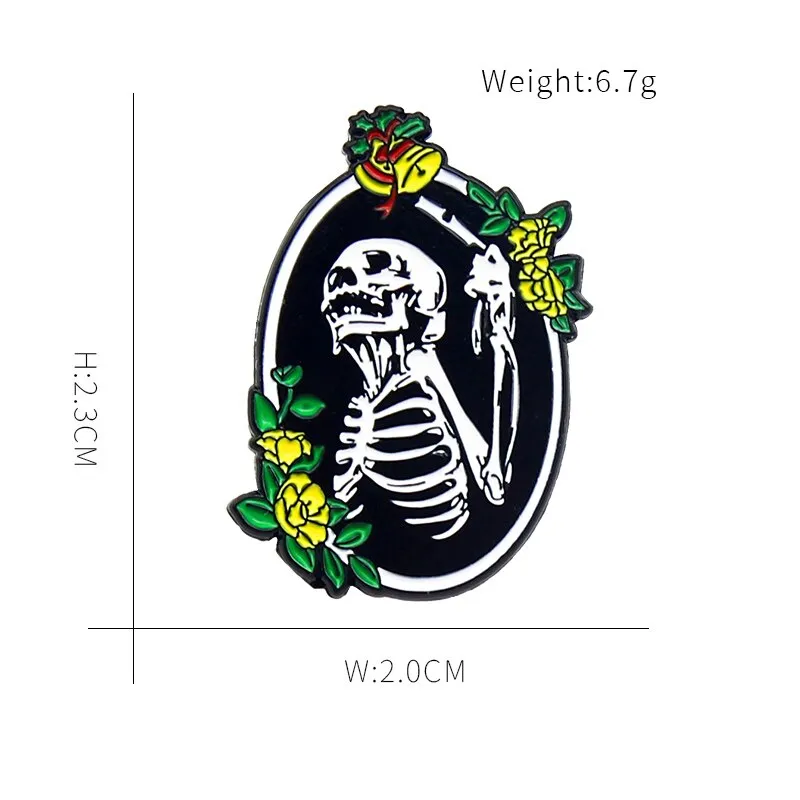 Skeleton Love Pins