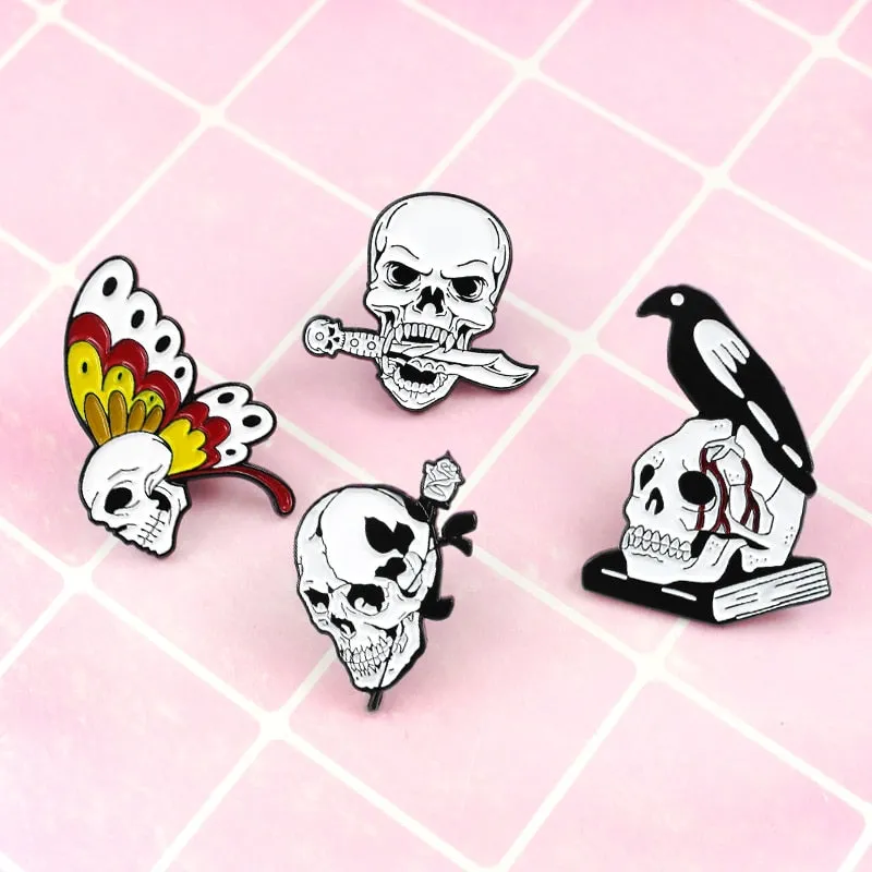 Skeleton Love Pins