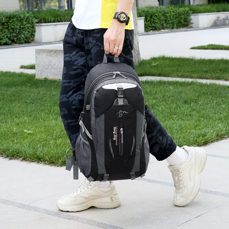 Slouchy Simple Unisex Short Distance Trip Backpacks