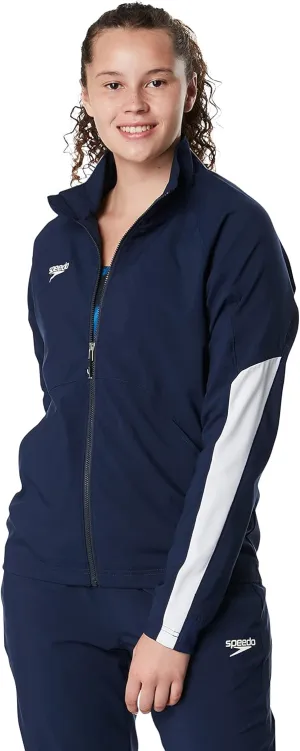 Speedo Women's Jacket Full Zip Tech Team Warm Up