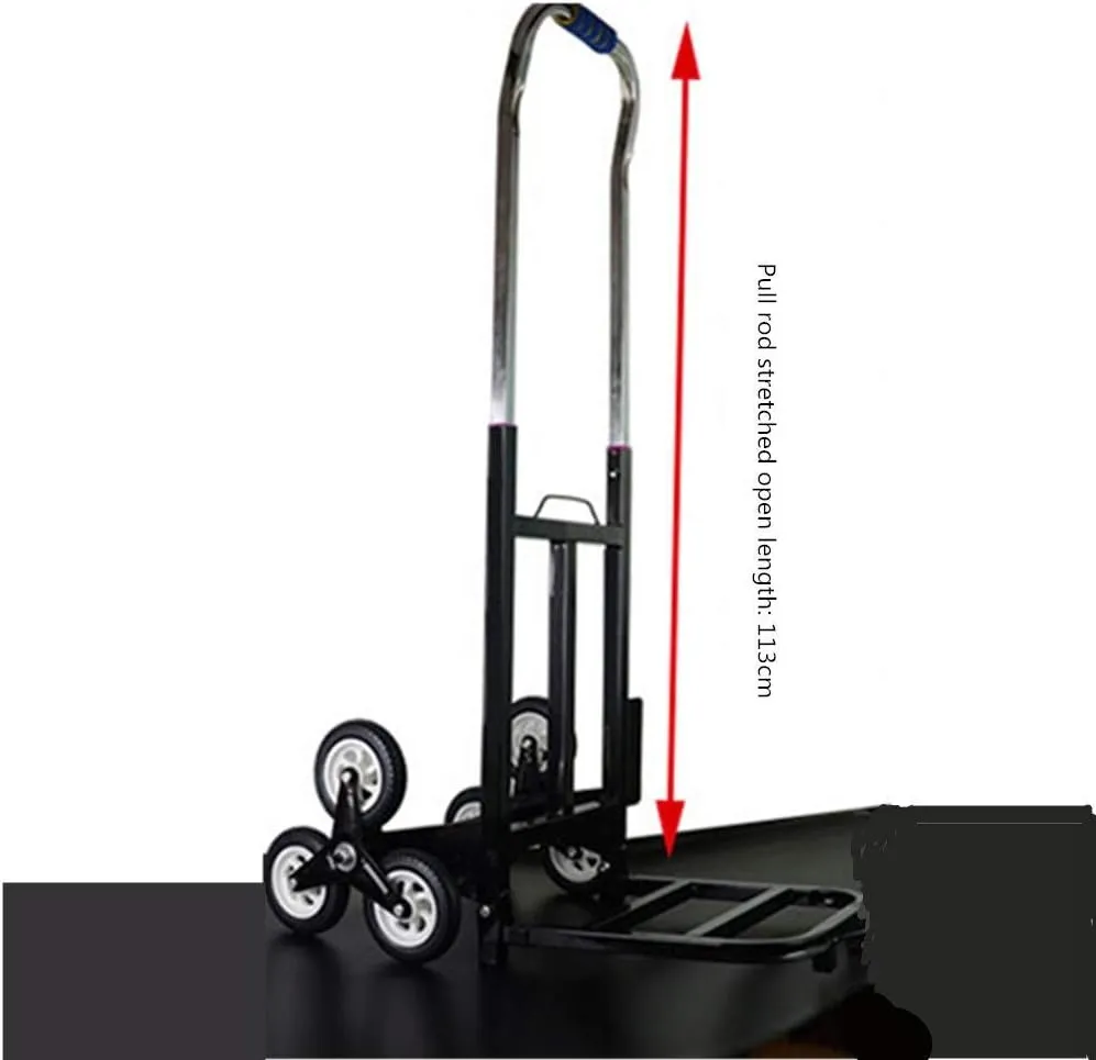 Steel Foldable Sack Trucks Duty with Anti Puncture Pu Wheel and 75 kg Capacity Shopping Trolley Bags for Shopping/Moving Goods/Travel Platform Truck (Style #5)