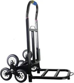 Steel Foldable Sack Trucks Duty with Anti Puncture Pu Wheel and 75 kg Capacity Shopping Trolley Bags for Shopping/Moving Goods/Travel Platform Truck (Style #5)