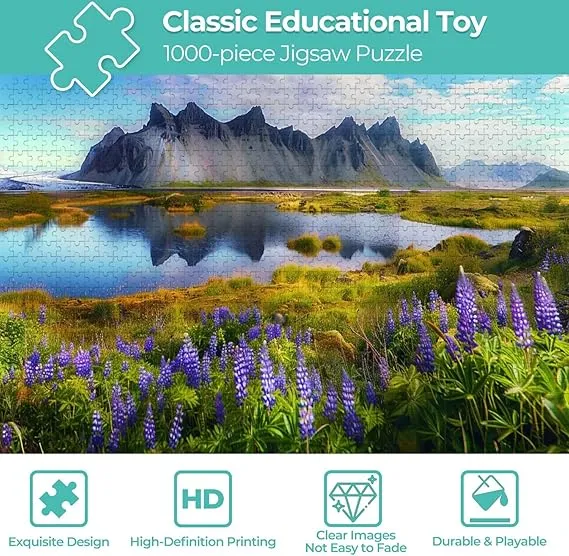Stokknes Cape Iceland - 1000 Piece Puzzle