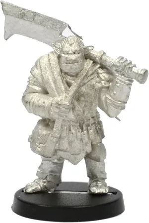 Stonehaven Half-Orc Fighter Miniature Figure (for 28mm Scale Table Top War Games) - Made in USA