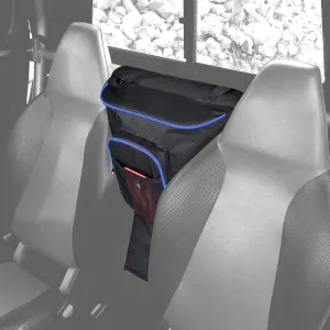 Storage Bag Compatible with Polaris RZR XP 1000 Turbo S 900 570 800 (Blue Piping)