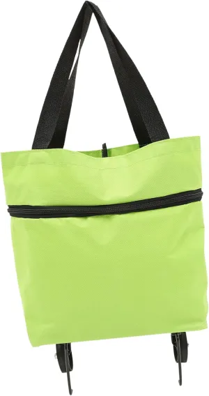 Storage Bag with Wheels Shopping Travel Bag on Wheels Tey Bags Cart Foldable Grocery Bag with Wheels