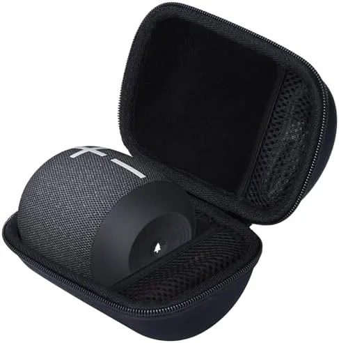 Storage Case Compatible with Ultimate Ears UE WONDERBOOM 4 3 2 Portable Waterproof Speaker (Black Case)