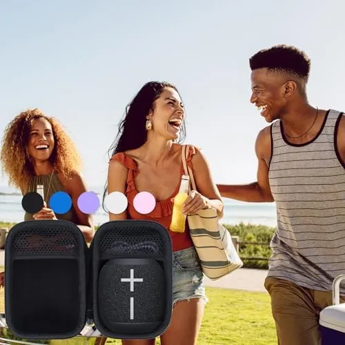 Storage Case Compatible with Ultimate Ears UE WONDERBOOM 4 3 2 Portable Waterproof Speaker (Black Case)