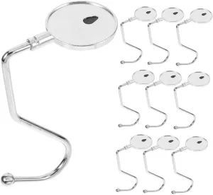 Strong Load-Bearing Purse Hooks for Tables Movable Desk Bag Hanger Anti-Slip Purse Holder