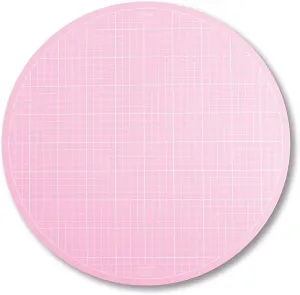 Sue Daley 16 Inch Pink Round Rotating Cutting Mat