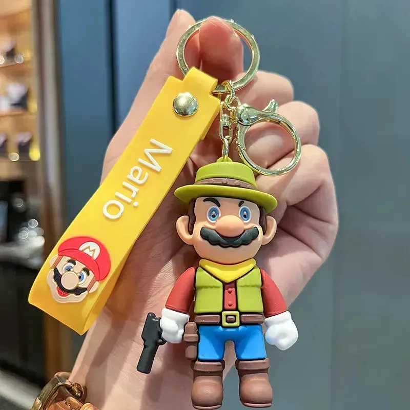 Super Mario Power-Ups Keychain