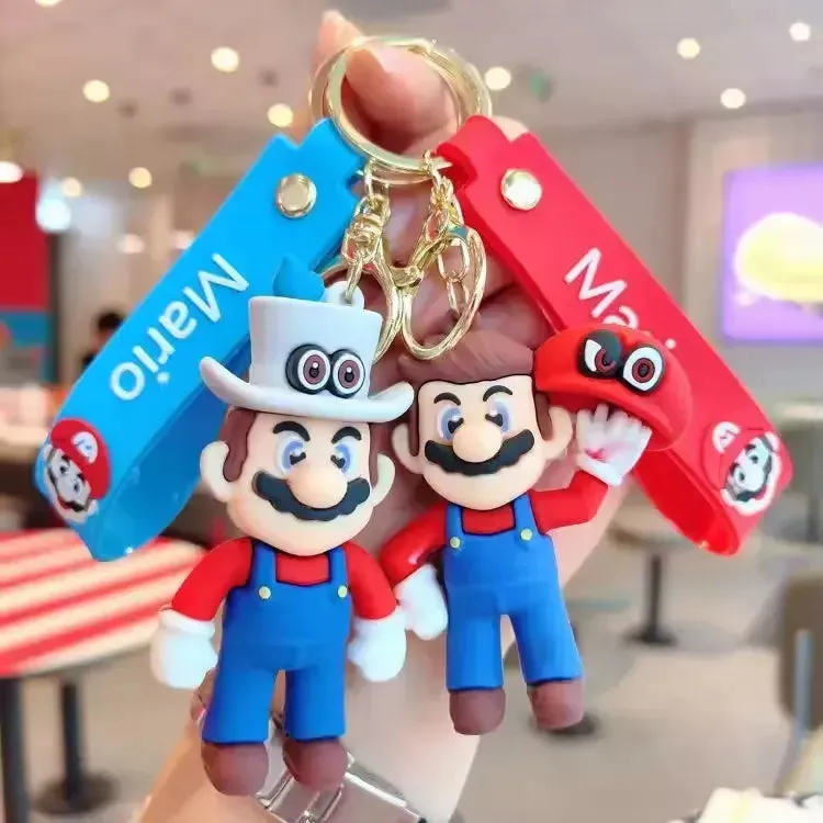 Super Mario Power-Ups Keychain