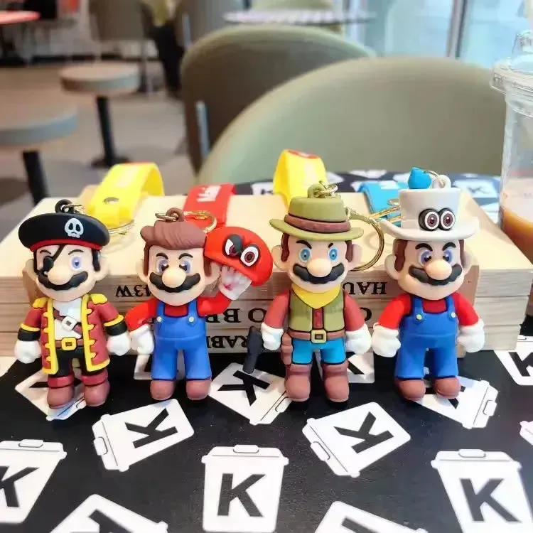Super Mario Power-Ups Keychain