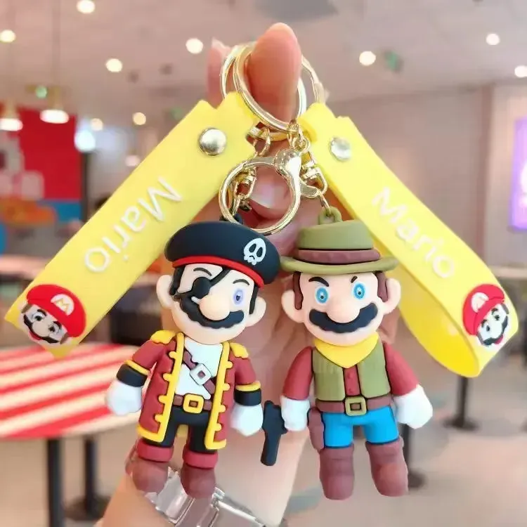 Super Mario Power-Ups Keychain
