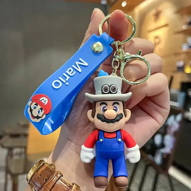 Super Mario Power-Ups Keychain