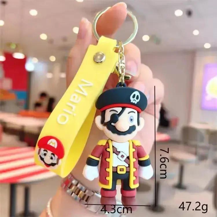 Super Mario Power-Ups Keychain