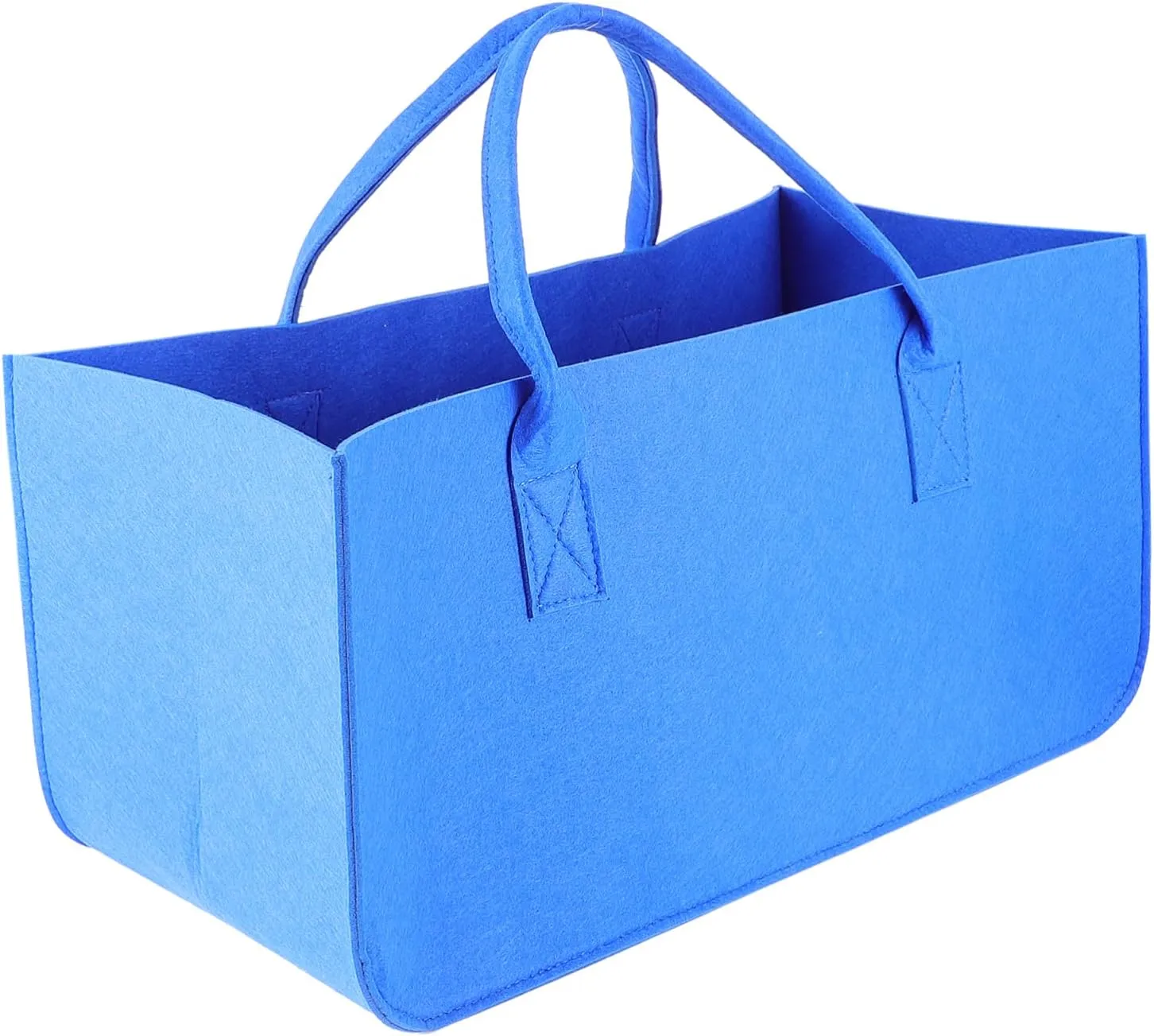 Supermarket Bag Portable Shopping Pouch for Daily Storage Large Capacity Felt Handbag Green Shopping Bag