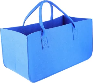 Supermarket Bag Portable Shopping Pouch for Daily Storage Large Capacity Felt Handbag Green Shopping Bag