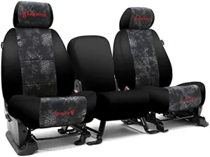 Tailored Seat Covers Neosupreme Kryptek Camo Typhon with Black Sides for 2014-2018 Chevrolet Truck Silverado 1500,2500 (not HD)