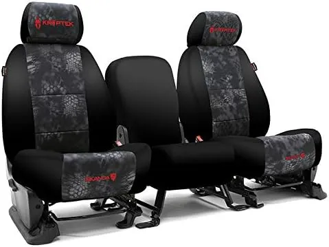 Tailored Seat Covers Neosupreme Kryptek Camo Typhon with Black Sides for 2014-2018 Chevrolet Truck Silverado 1500,2500 (not HD)