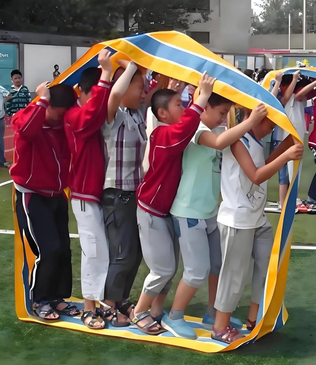 Team Building Games Teamwork Games for Working Adults, Group Activities Mat for School Students Teens, Field Day Games (20 ft, Pack of 1)