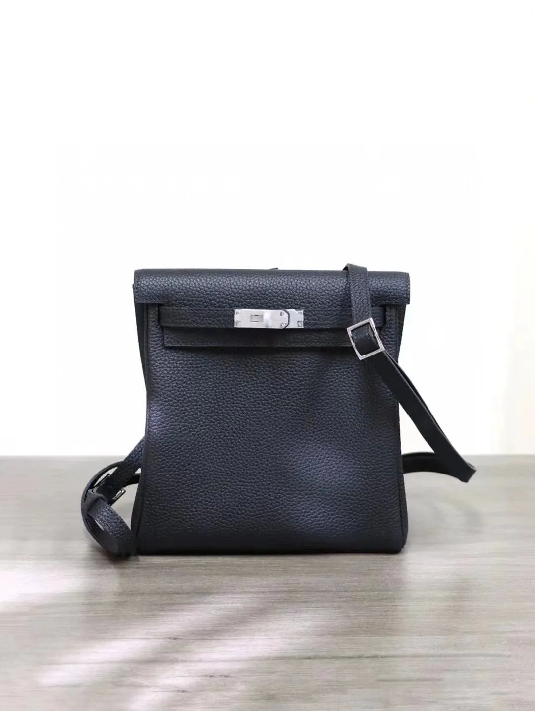 Textured Leather Backpack